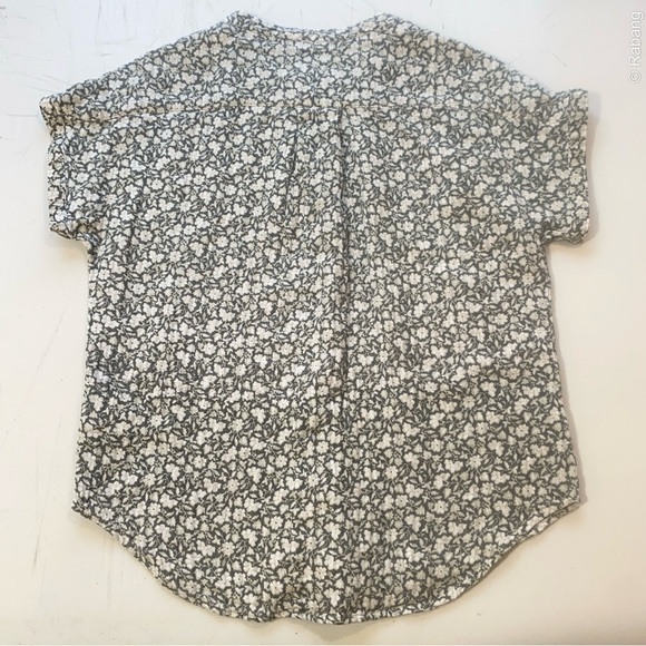 Faherty Reversible Button Down Shirt Floral & Stripe Size Small - Picture 4 of 7